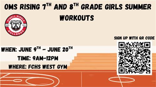 Girls Workout Sign up